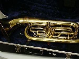Besson Brevete 4 Valve Euphonium w/Conn Hard Case USED