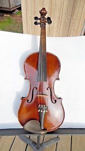 1940s OLD 4/4 FULL SIZE FIDDLE / VIOLIN VERY LOUD AND SOLID well cared for