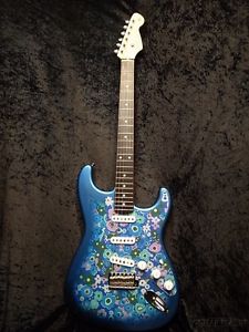 TOKAI AST115 BFR Blue Flower Used Electric Guitar Made in Japan