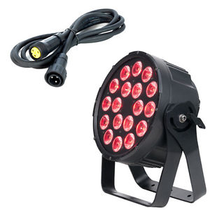 Elation Lighting SIXPAR 300IP 18 x 12W 6-in-1 Par w/ 10m IP Power Linking Cable