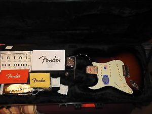 LOADED LEFTY USA Fender AMERICAN DELUXE Stratocaster BODY N3 S-1 Sunburst + CASE