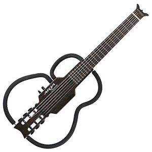 ARIA Aria Classic Shinsonido silent Travel Guitar see-through black AS-10... P/O