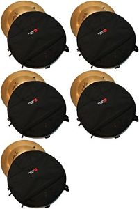 Gator GP-CYMBAK-24 - 24" Cymbal Backpack (5-pack) Value Bundle