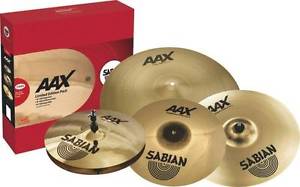 Sabian AAX Performance Set w/ FREE 18" Crash