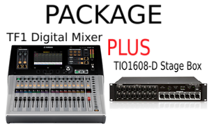 Yamaha TF1 digital mixer + TIO1608-D digital stage box PACKAGE - NEW in BOX