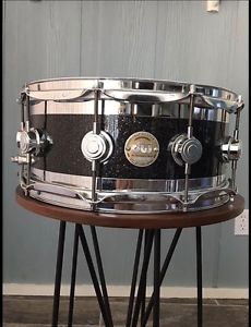 DW Black Ice Edge Snare Drum Excellent CD Super Snappy