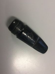 Vintage Hard Rubber Selmer Scroll Short-Shank C* Soloist Alto Sax Mouthpiece