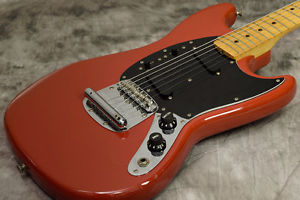 Fender 1980 Mustang Morocco Red, Vintage, Good Condition