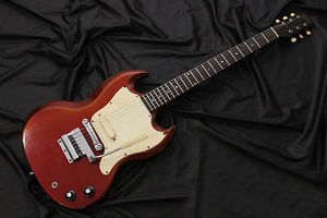 Free Shipping Vintage Gibson 1968 Melody Maker "Sparkling Burgundy Finish"