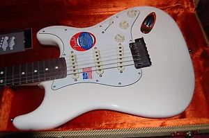 New Fender Jeff Beck Stratocaster Olympic White Authorized Dealer OHSC