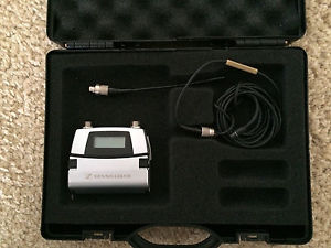 Sennheiser SK5212 Beltpack Transmitter plus MKE 2-4 Gold Microphone