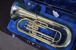 Yamaha YEP201 Euphonium Horn YEP 201 Baritone Case & Mouthpiece VERY NICE L@@K