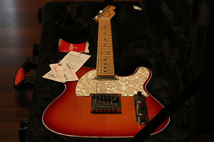 Fender American Deluxe Telecaster Electric Guitar Aged Cherry Burst w/ OHSC