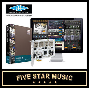 UAD2 QUAD SOFTWARE EFFECTS PLUGIN DSP ACCELERATOR CARD UAD-2 UNIVERSAL AUDIO UA