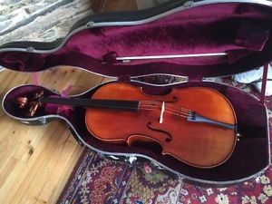 Beautiful 3/4 Size Cello And Bow by John Woo - Spring.