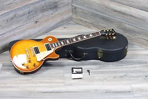 RARE! Gibson Les Paul Jimmy Page Standard 1959 Signature 1995 CASE QUEEN! FLAMEY