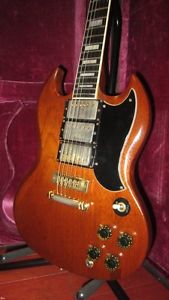 Vintage 1972 Gibson SG Custom Electric Guitar 3 Pickup w/ Original Hard Case