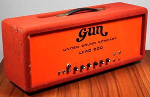 ** Gun Lead 200 Röhrenamp  "London City 100DEA" -  70er Jahre "handverlötet" **