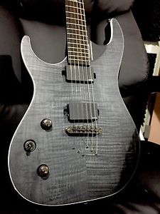 Left Handed Washburn Parallaxe PXS10 Lefty String-Thru Black Satin Matte LH