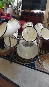 Vintage North 5 Piece Drum Set with Rack