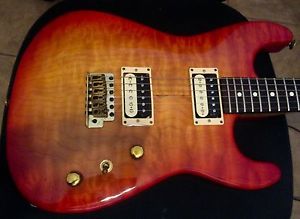 1983 USA Charvel - San Dimas #2870 - SOLID Quilted Maple Body!!