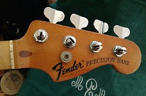 Fender Precision P Bass Guitar Neck Vintage 1973