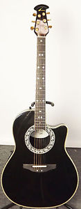 Beautiful Black US Ovation 1767 Legend:
