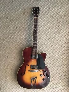 Martin Custom Semi Hollow Electric F-55 RARE W/ Case