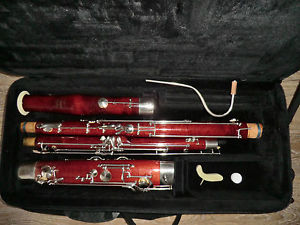 Boosey & Hawkes Lafleur Bassoon with Protech case and handmade wooden crutch