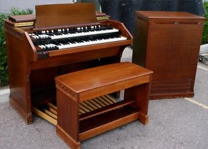 BEAUTIFUL HAMMOND C-2 ORGAN & LESLIE DUAL SPEED SPEAKER !  21 22 H 122 3 C B