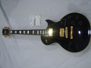 2006 Gibson Les Paul Custom Black Beauty Electric Guitar Serial CS62139 COA