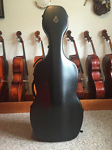 Cello Cellokasten Celloetui Cellokoffer Montagnana B&C Carbon mit Fiedler system