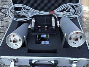 AKG C60 Microphones Telefunken AC701 Tube's 1x pair In Case