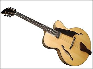 yunzhi 16inch solid wood hollow body archtop electric jazz guitar