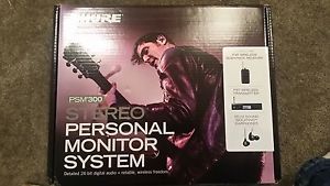 BRAND NEW SHURE PSM 300 Stereo Monitor System P3TR112GR-G20
