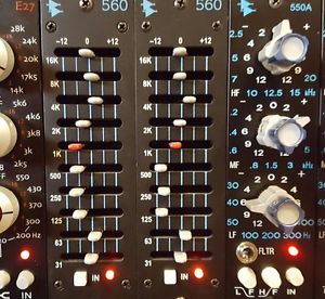 API 560 Diskreter10-Band Graphic EQ der 500er Serie