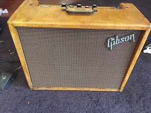 Vintage 1960 Tweed Gibson Ranger GA-20-T RCA 6V6 Tubes Correct Jensen Speaker