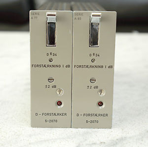 Vintage pro 1960s microphone preamps for Neumann / Telefunken mics - Exellent