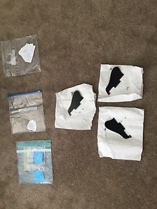 Three (3) vintage 1965 ES-335 pickguards w/ original mounting brackets & screws