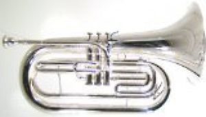 Blessing BM-301 Marching Baritone, Silver-Plated