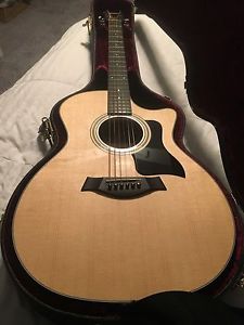2015 Taylor 314CE 314 Cutaway with Pickup Original Case Made in USA