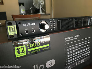 UNIVERSAL AUDIO APOLLO 8 DUO THUNDERBOLT DIGITAL RECORDING INTERFACE UAD