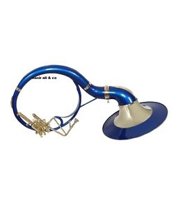 TRENDING SOUSAPHONE BLUE COLORED FOR SALE WITH FREE HANDMADE CASE + MOUTH PIECE