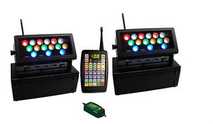 New 2 pcs ColorMaker Wireless RGBAW LED Lighting Kit