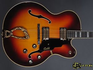 1971 Guild X-500  - Sunburst  - 17" Jazzbox Archtop w/ Humbuckers Rare !!!