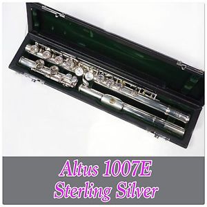 Altus A1007E Sterling Silver Flute Azumino Japan -Nice Condition miyazawa sankyo