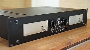 TELEFUNKEN V 672 VINTAGE PREAMPS in 19 " pro rack. Phantom power. 24 V PSU.