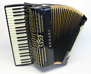 AKKORDEON BUGARI 288 ARS Gold plus, neuwertig, H1-Stimmplatten, mit Garantie!