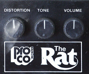 1980 ProCo Rat Big Box "Tone" Knob Super Rare Early Version Distortion Pedal!