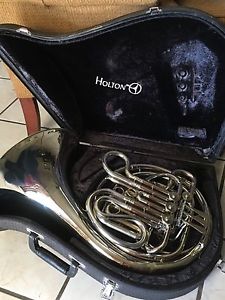 HOLTON H179 Bb-F Silver Double French Horn With Case